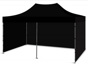 Összecsukható sátor 3x6 Fekete HQ