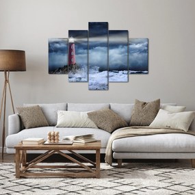 Kép - Világítótorony egy sziklán (150x105 cm)