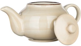 Banquet PALAS kerámia teáskanna, 0,9 l, krém