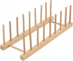 Fedéltartó Állvány Tányérok Konyhai állvány rendszerező fa bambusz