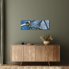 Kép - atomium Brüsszelben (órával) (90x30 cm)
