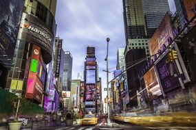 Poszter 45x30cm Forgalom a Times Square-en, Assaf Frank