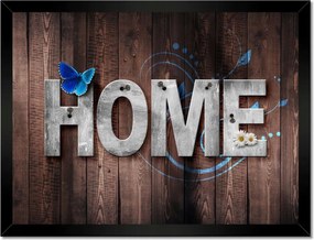 Poszterek keretben 40x30 Home A mi szeretett otthonunk