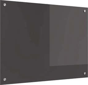 vidaXL Konyhai splashback Sötétszürke 80 x 60 cm edzett üveg
