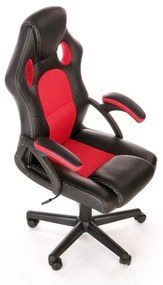 KENU irodai szék, fekete/piros