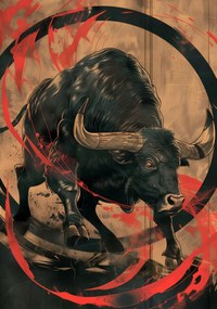 Poszter 70x100cm Bika rendíthetetlenség