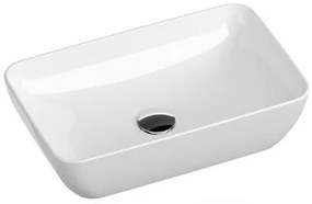 Ravak Uni 50x31 cm-es pultra ültethető mosdó, túlfolyó nélkül xjx01150001 UNISLIMR500