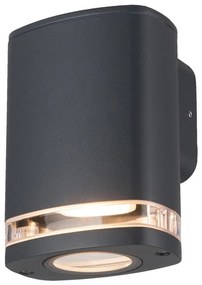 Kanlux 38885 - Kültéri fali lámpa ZEVI 1xGU10/10W/230V IP54 antracit