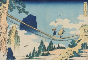 Flizelin tapéta falra Prémium hegyi híd 152x104 ragasztó