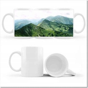 Bögre fényképpel Tátra Lengyel hegyek Kilátás