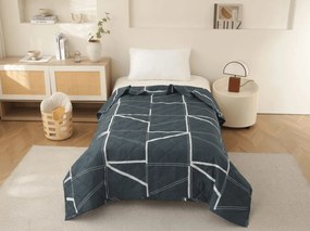 Nyári takaró GRIDON 140x200 cm, fekete