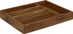 Fa Evőeszköztartó Akácfából 26X35X5 CM