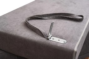 AKCIÓ világosszürke sarok ülőgarnitúra ORANGE, kétoldalas II. osztály