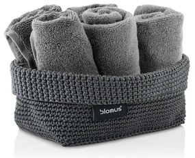 Rope sötétszürke tárolókosár, 11,5 x 20 cm - Blomus