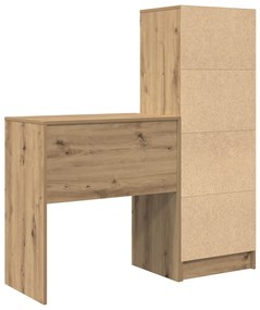 tárolós íróasztal Artisan tölgy Műszaki Fa