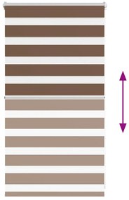 zebrafüggönnyel barna szövetszélesség 80,9 cm poliészter