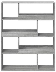 szürke sonoma színű szerelt fa térelválasztó 100x33x125,5 cm