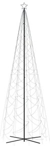kúp alakú karácsonyfa 1400 kék LED-del 160x500 cm