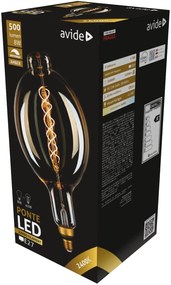 Avide LED Jumbo Filament Ponte 180x385mm Amber 8W E27 2400K Fényerőszabályzós