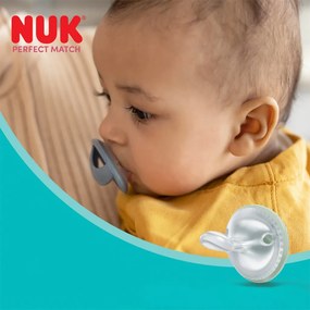 Baba cumi  NUK Perfect Match 0-6m 2 db green/blue, vel. 0-6 h