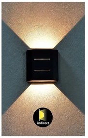 Rabalux 7319 - LED Kültéri fali lámpa LIPPA LED/6W/230V IP54 fekete