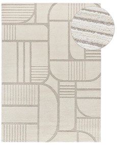 Krémszínű szőnyeg 120x170 cm Snowy – Universal