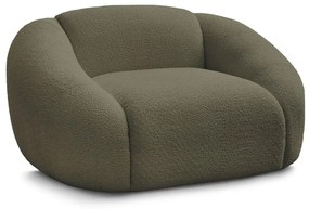 Zöld buklé fotel Tina – Bobochic Paris