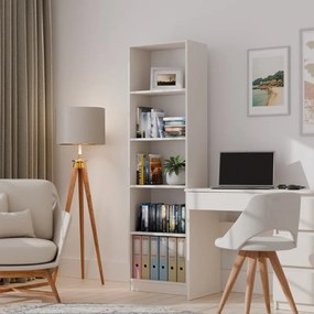 R50 polcos szekrény, könyvtartó, 50x182x30 cm, kasmír