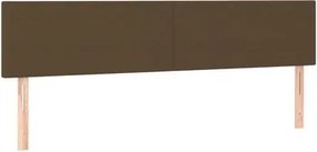 Vitorlás ágytakaró, 2 db, sötétbarna, 100x5x78/88cm szövet