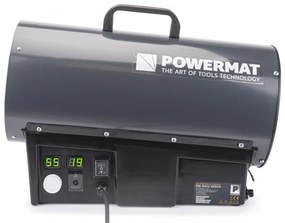 Gázüzemű hőlégfúvó termosztáttal és LCD kijelzővel 25KW PM-NAG-25GLN