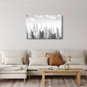 Kép - Erdei csúcsok (90x60 cm)