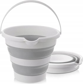 Összecsukható Túravödör Szilikon Víztartály 12L Fogantyúval