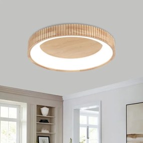 Brilagi - FALCON WOOD MODERN mennyezeti LED lámpa LED/40W/230V átm. 60 cm fa
