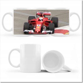 F1 nyomott mintás bögre Formula One Bolid