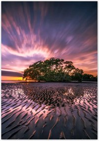 Poszterek 70x100 Gyönyörű lila tájkép