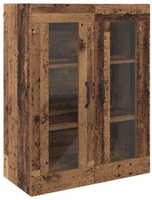 Fali Lógós Szekrény Barna 69.5 x 34 x 90 cm Faanyag