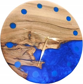 Falióra Színes Fa Kék Gyanta Modern