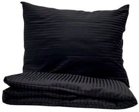 Fekete damaszt lapok TiaHome - 1x Párna 90x70cm, 1x Paplan 140x200cm