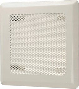 Kandalló Szellőzőrács Fém 16x16CM Fehér