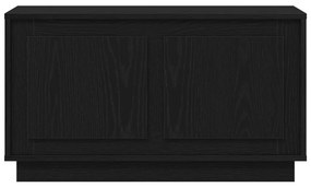 TV Szekrény Fekete Tölgy 80x35x45 cm Műcserép