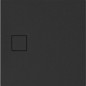 Cersanit Tako négyzet alakú zuhanytálca 80x80 cm fekete S932-165