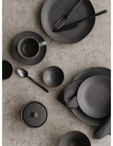 Fekete rozsdamentes acél evőeszköz készlet 16 db-os Stella – Blomus