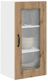 Fali konyhaszekrény 2 pcs Artisan tölgy 40 x 31 x 80 cm Faanyag