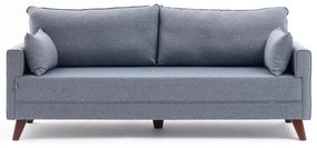 3 személyes kanapé Bella Soft Üçlü Koltuk - Kék