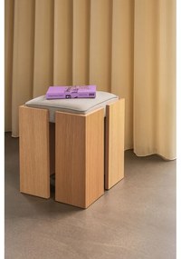 Natúr színű ülőke Forma – Hübsch