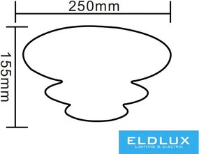 UNIVERSO Gipsz fali lámpa 1xG9 250x125x155mm IP20 fehér