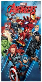 Bosszúállók Heroes fürdőlepedő, strand törölköző 70x137 cm (Fast Dry)
