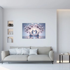 Kép - Gyémánt szív (90x60 cm)
