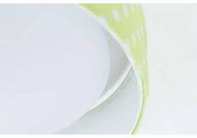 LED mennyezeti lámpa GALAXY KIDS LED/24W/230V zöld-fehér pöttyös