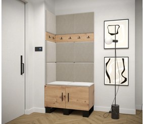Előszobabútor Amanda 11 (artisan tölgy + bézs). 1085947